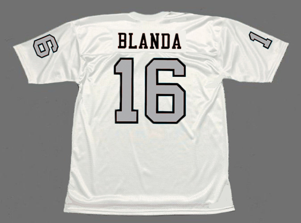 Oakland Raiders George Blanda 1970 Away Throwback Football Jersey product image