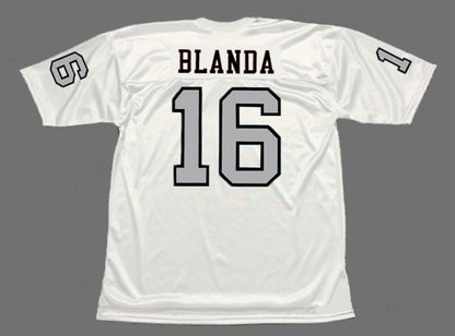 Oakland Raiders George Blanda 1970 Away Throwback Football Jersey product image