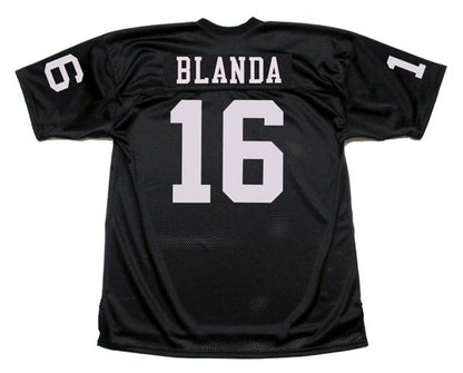 Oakland Raiders George Blanda 1970 Home Throwback Football Jersey product image
