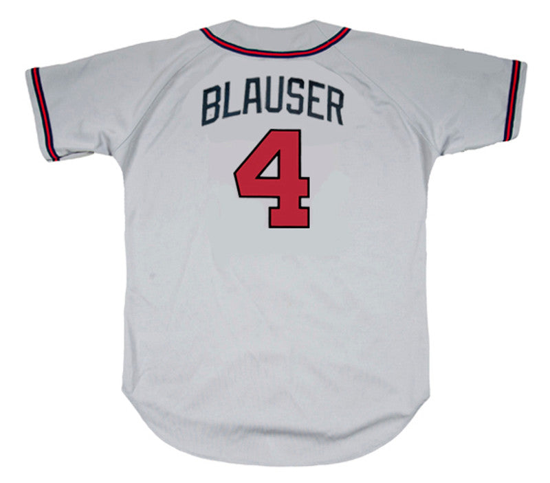 Jeff Blauser Atlanta Braves 1995 Baseball jersey retro stitched fan gear RTJ00625