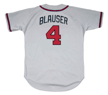 Jeff Blauser Atlanta Braves 1995 Baseball jersey retro stitched fan gear RTJ00625