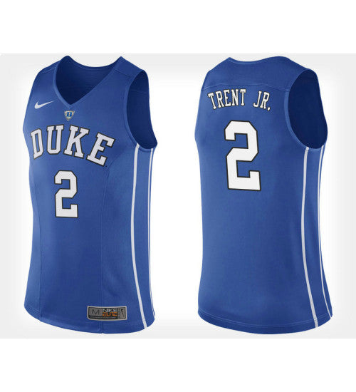 Duke Blue Devils 2 Quinn Cook Blue Home College Basketball Jersey retro stitched fan jersey RTJ5662 image 1