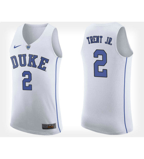 Duke Blue Devils 2 Quinn Cook White Road College Basketball Jersey retro stitched fan jersey RTJ11547 image 1