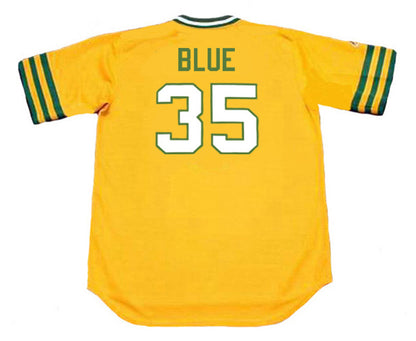 Vintage Baseball Jersey 1972 Cooperstown Throwback Stitched Vintage Blue Jersey product image