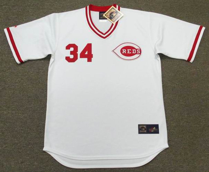 PB CR 1975 Cooperstown Throwback Baseball Stitched Jersey, Vintage Baseball Jersey, Retro Sewn Jersey