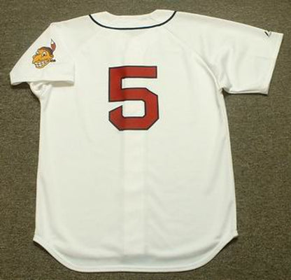 Lou Boudreau Cleveland Indians 1948 Baseball jersey retro stitched fan gear RTJ00102