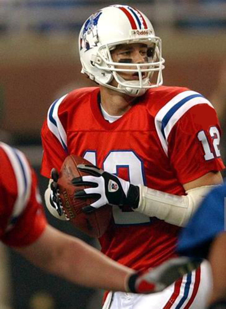 New England Patriots Tom Brady 2002 Throwback Football Jersey product image