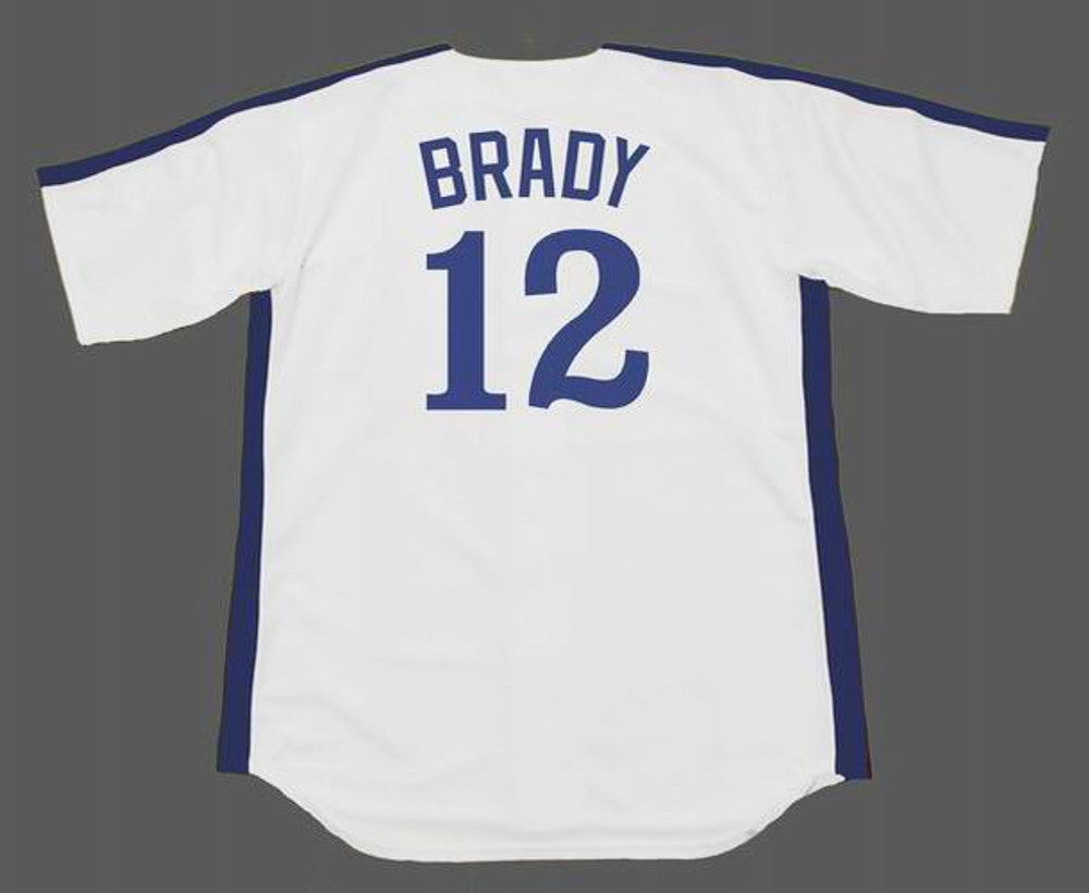 New England Patriots Tom Brady Throwback Baseball Jersey product image