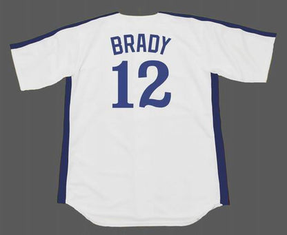 New England Patriots Tom Brady Throwback Baseball Jersey product image