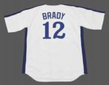 New England Patriots Tom Brady Throwback Baseball Jersey product image