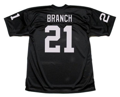 Oakland Raiders Cliff Branch 1976 Home Throwback Football Jersey product image