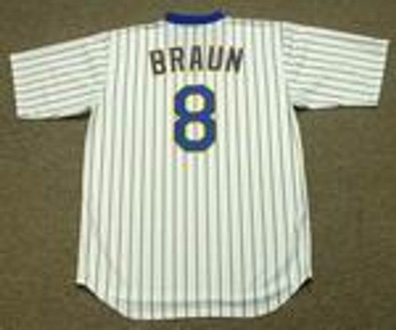 RB MB Milwaukee 1980s Cooperstown Throwback Home Stitched Jersey, Vintage Baseball Jersey, Retro Sewn Jersey