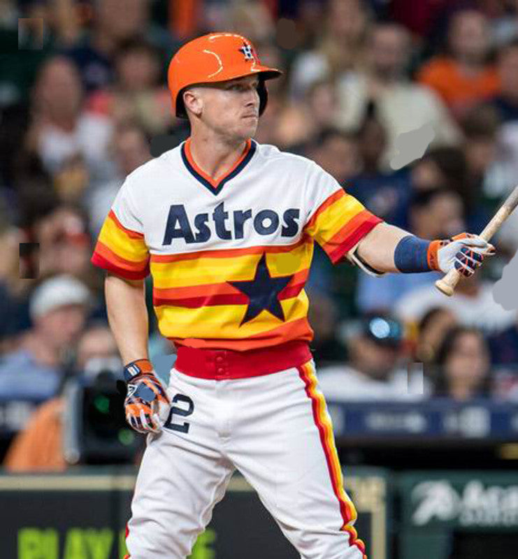 Alex Bregman Houston Astros 1980s Baseball jersey retro stitched fan gear RTJ01943