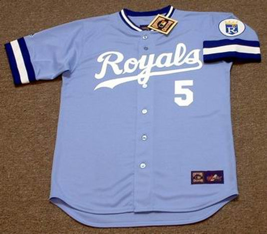 George Brett Kansas City Royals 1985 Baseball jersey retro stitched fan gear RTJ00846