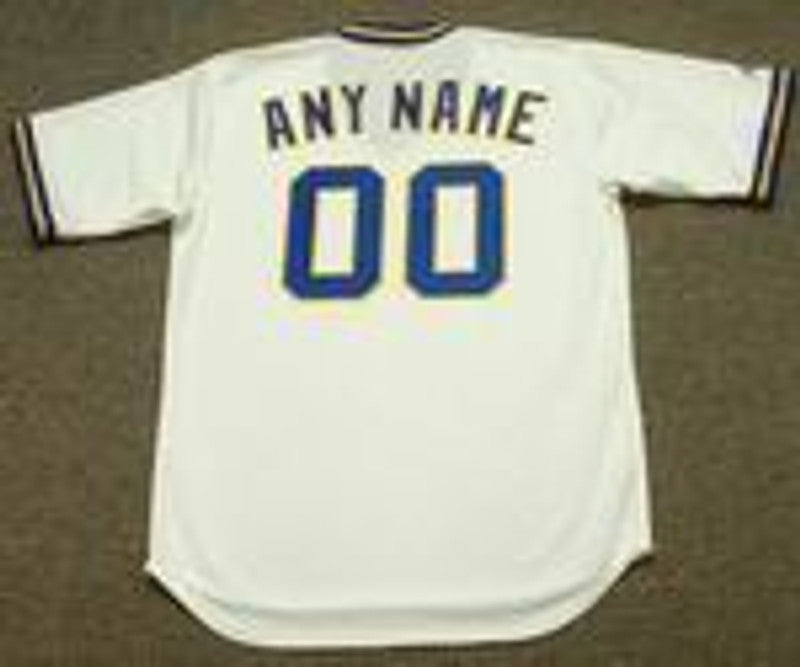 RSJ MB 1970s Cooperstown Throwback Home Custom Name Number Stitched Jersey, Vintage Baseball Jersey,