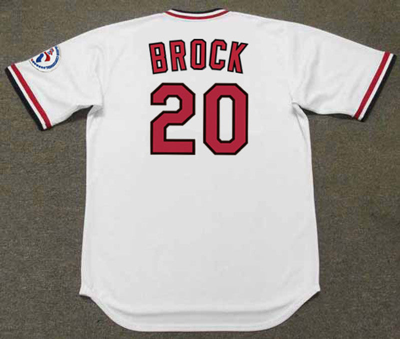 Lou Brock St. Louis Cardinals 1976 Baseball jersey retro stitched fan gear RTJ00097