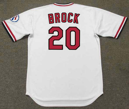 Lou Brock St. Louis Cardinals 1976 Baseball jersey retro stitched fan gear RTJ00097