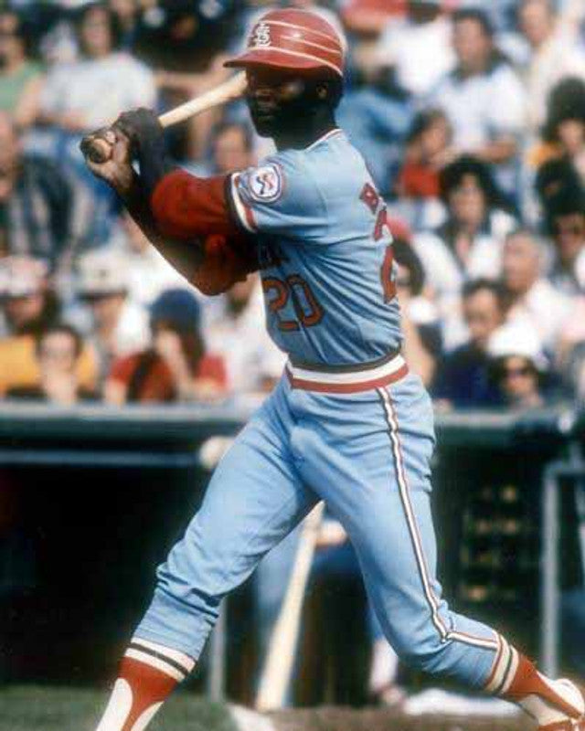 Lou Brock St. Louis Cardinals 1976 Baseball jersey retro stitched fan gear RTJ00098