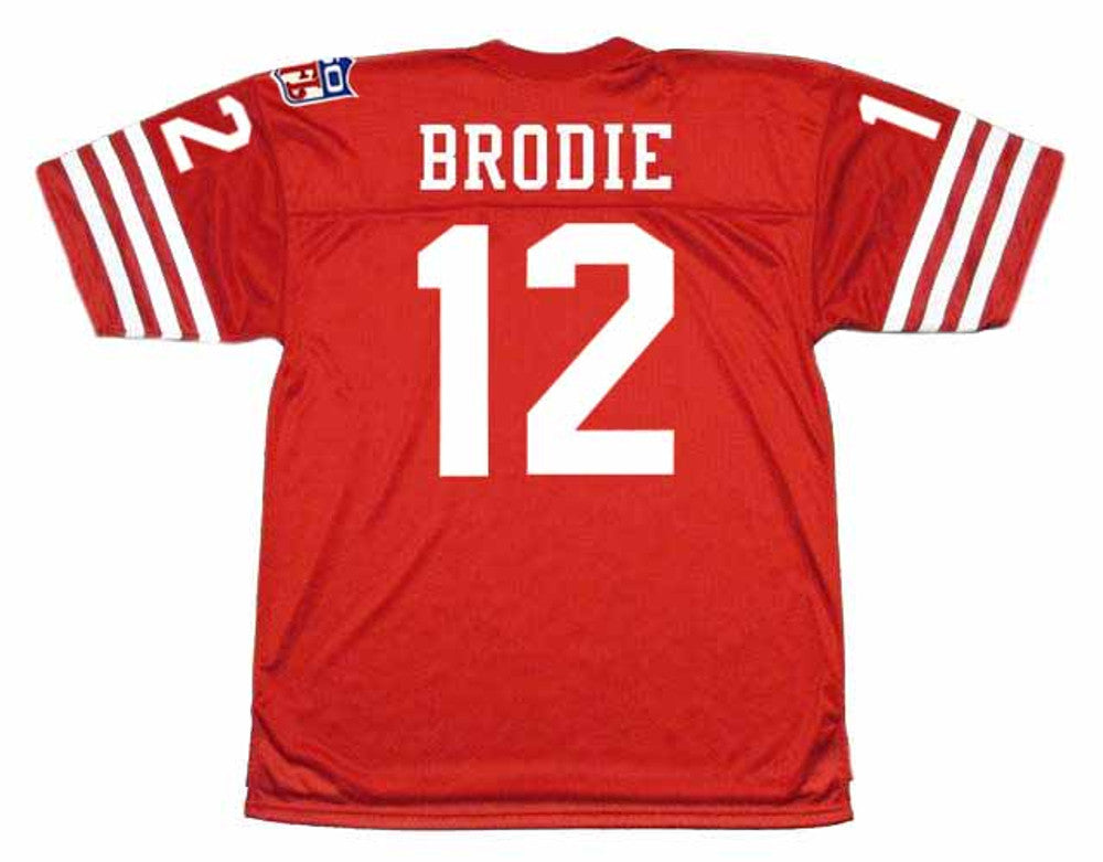 San Francisco 49ers John Brodie 1969 Throwback Football Jersey product image