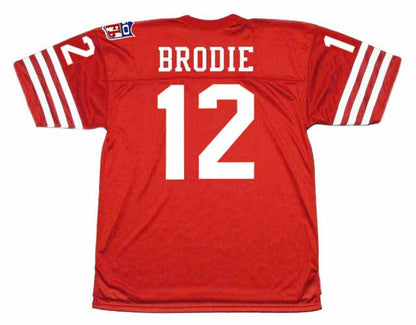 San Francisco 49ers John Brodie 1969 Throwback Football Jersey product image