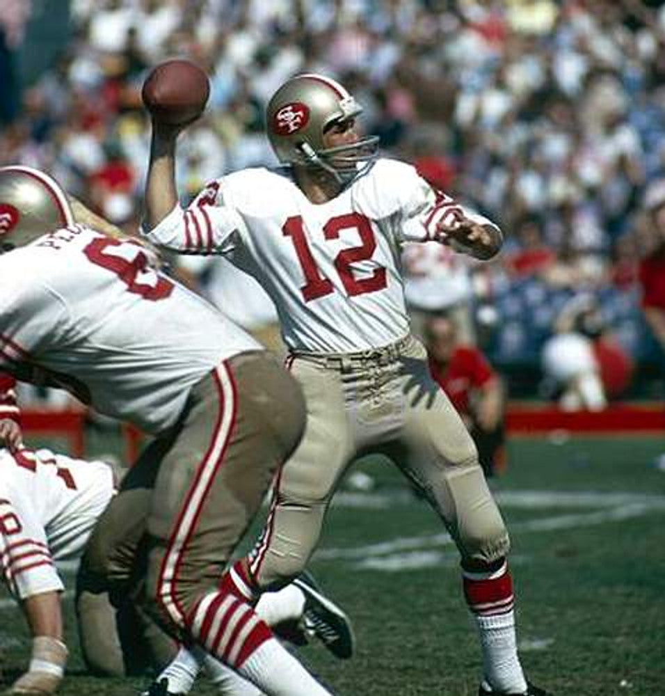 JOBR SF 49ers 1973 Throwback Away Football Jersey, Retro Stitched Jersey