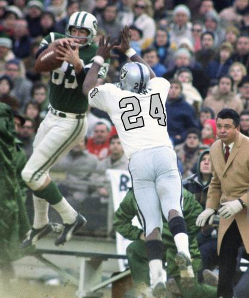 Oakland Raiders Willie Brown 1970 Away Throwback Brown Football Jersey product image