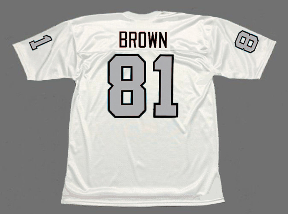 Los Angeles Raiders Tim Brown 1994 Away Throwback Brown Football Jersey product image