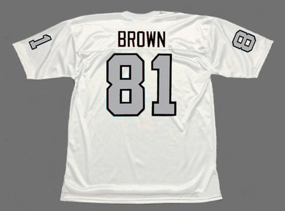Los Angeles Raiders Tim Brown 1994 Away Throwback Brown Football Jersey product image