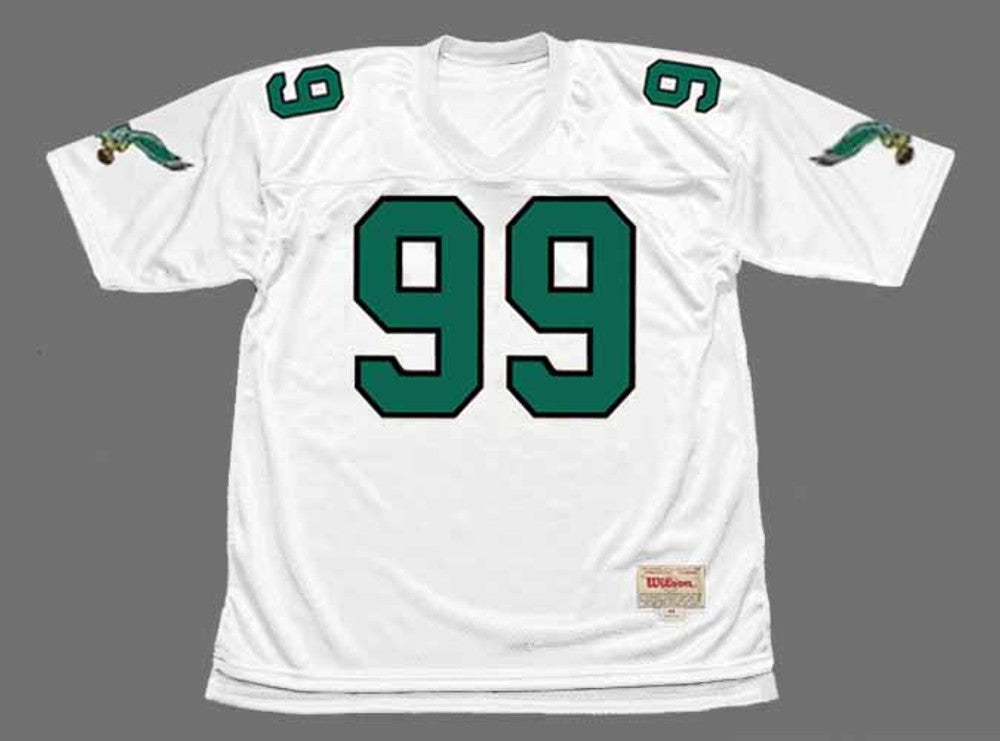 Philadelphia Eagles Jerome Brown 1990 Throwback Brown Football Jersey product image