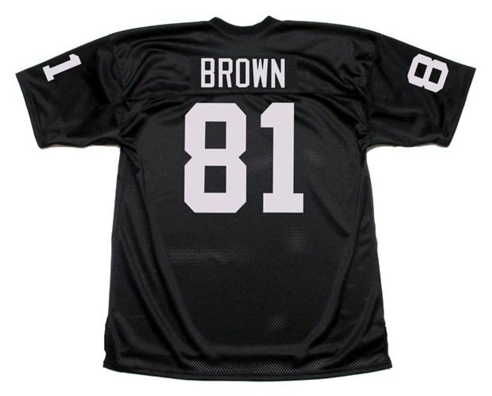 Los Angeles Raiders Tim Brown 1992 Home Throwback Brown Football Jersey product image