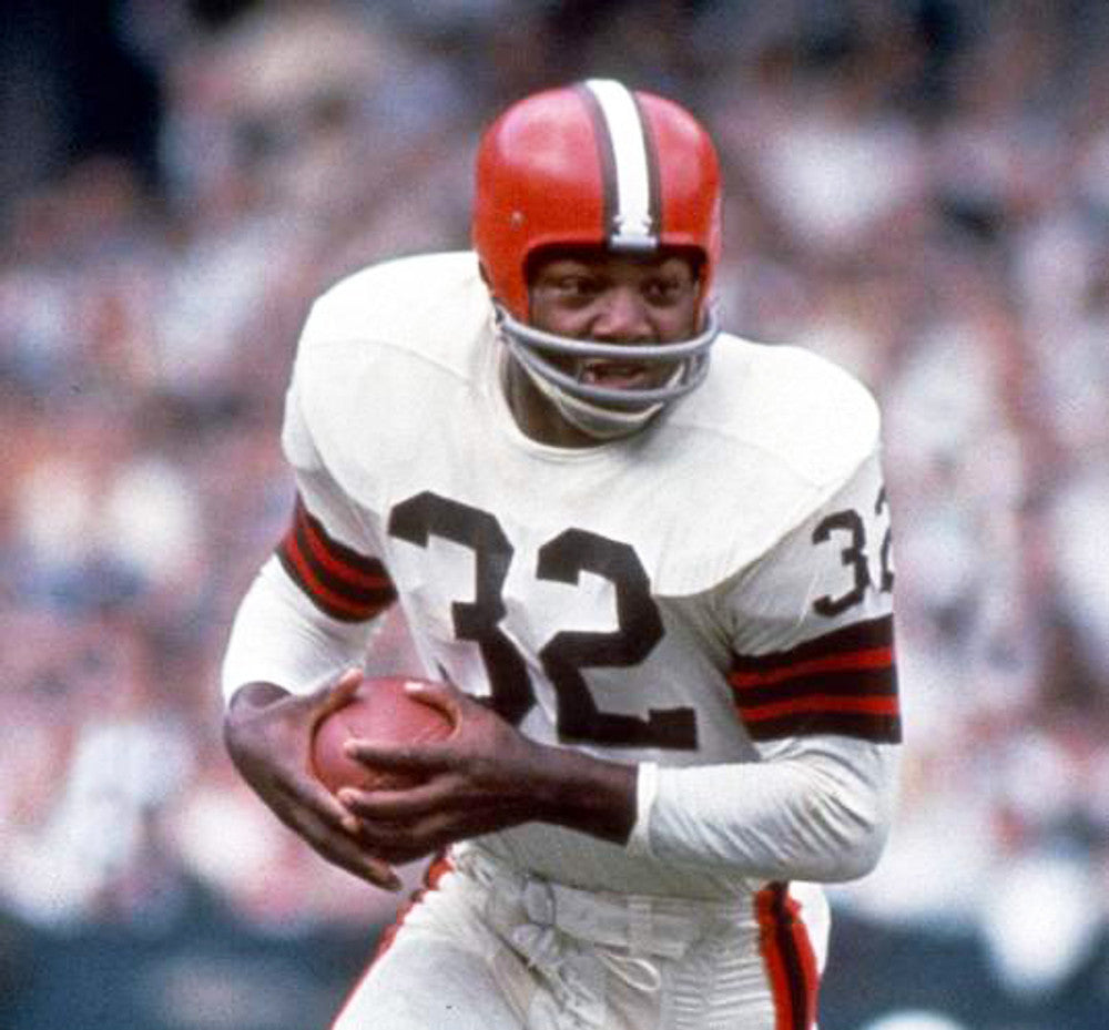 Cleveland Browns Jim Brown Throwback Brown Football Jersey product image