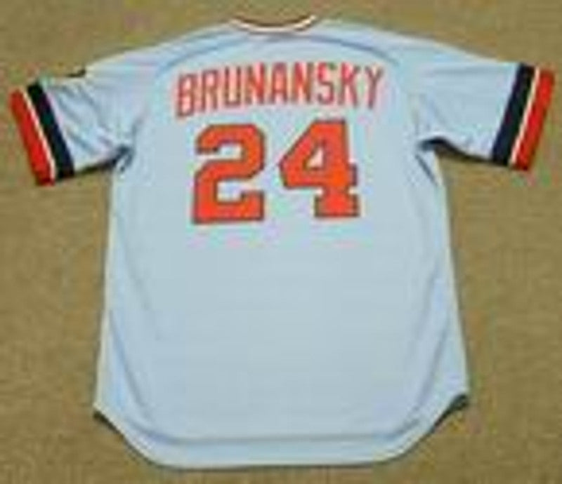 TB MT 1984 Cooperstown Throwback Baseball Stitched Jersey, Vintage Baseball Jersey, Retro Sewn Jersey