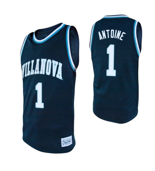 Villanova Wildcats 1 Bryan Antoine Alumni College Basketball Jersey Navy retro stitched fan jersey RTJ7164 image 1