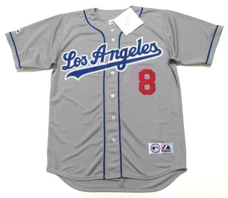 KB LAD 1990s Away Throwback Baseball Stitched Jersey, Vintage Baseball Jersey, Retro Sewn Jersey