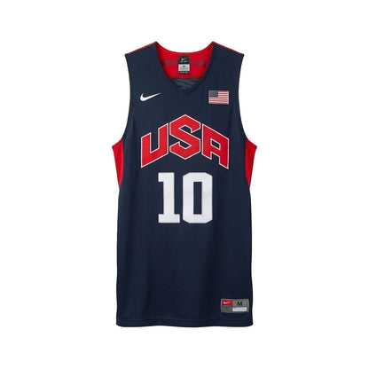 Bryant Team USA Jersey #10 Olympics Team Basketball Jersey, Navy Blue