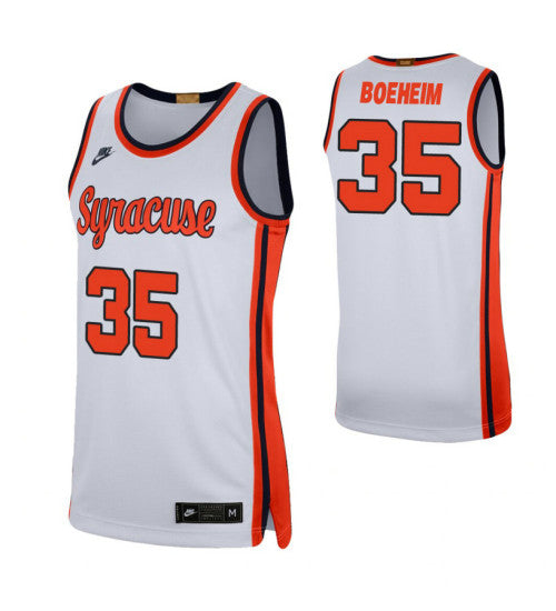 Syracuse Orange 35 Buddy Boeheim Retro Limited College Basketball Jersey White retro stitched fan jersey RTJ2180 image