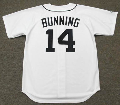 Jim Bunning Detroit Tigers 1960s Baseball jersey retro stitched fan gear RTJ00574