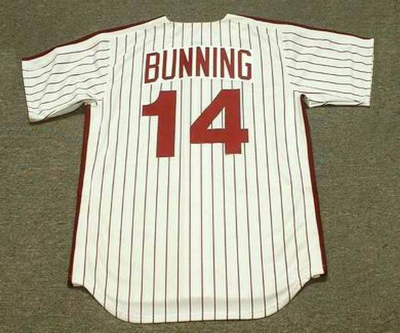 Jim Bunning Philadelphia Phillies 1971 Baseball jersey retro stitched fan gear RTJ00572