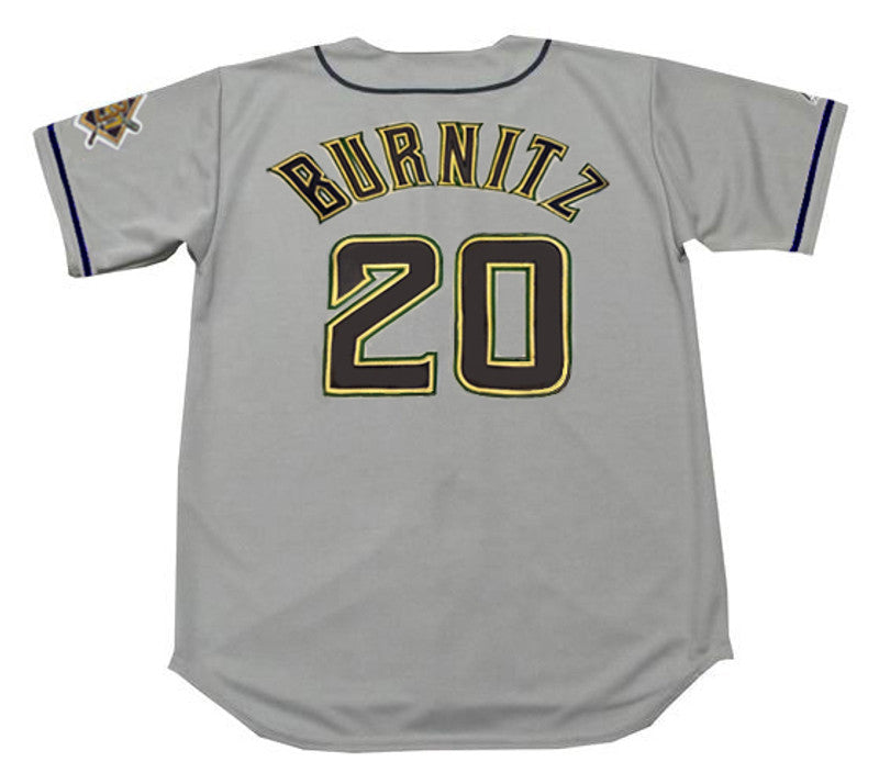 Jeromy Burnitz Milwaukee Brewers 1998 Baseball jersey retro stitched fan gear RTJ00611