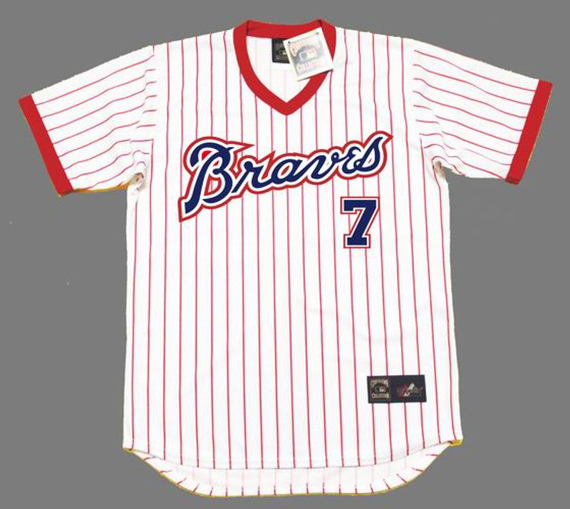 Jeff Burroughs Atlanta Braves 1978 Baseball jersey retro stitched fan gear RTJ00624