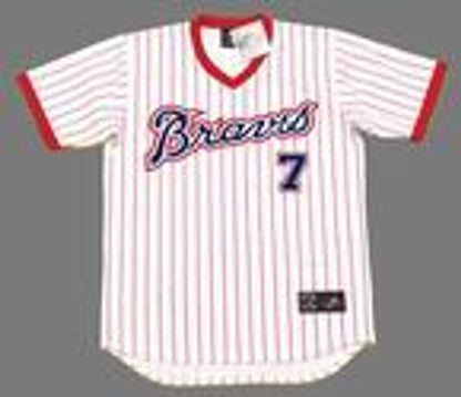 Jeff Burroughs Atlanta Braves 1978 Baseball jersey retro stitched fan gear RTJ00624
