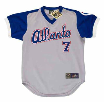 Jeff Burroughs Atlanta Braves 1979 Baseball jersey retro stitched fan gear RTJ00623