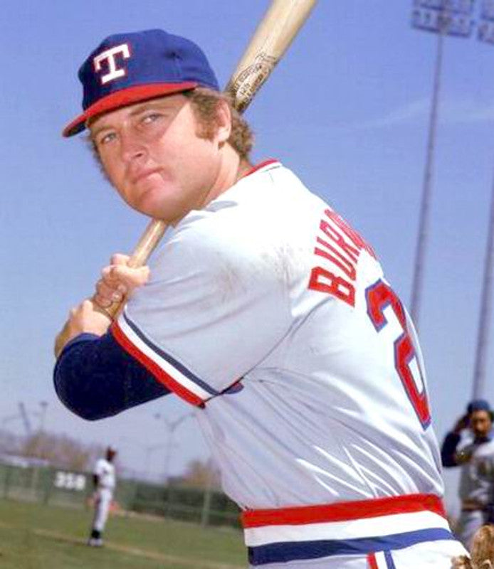 Jeff Burroughs Texas Rangers 1974 Baseball jersey retro stitched fan gear RTJ00622