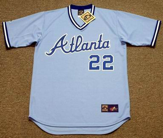 Brett Butler Atlanta Braves 1983 Baseball jersey retro stitched fan gear RTJ01627