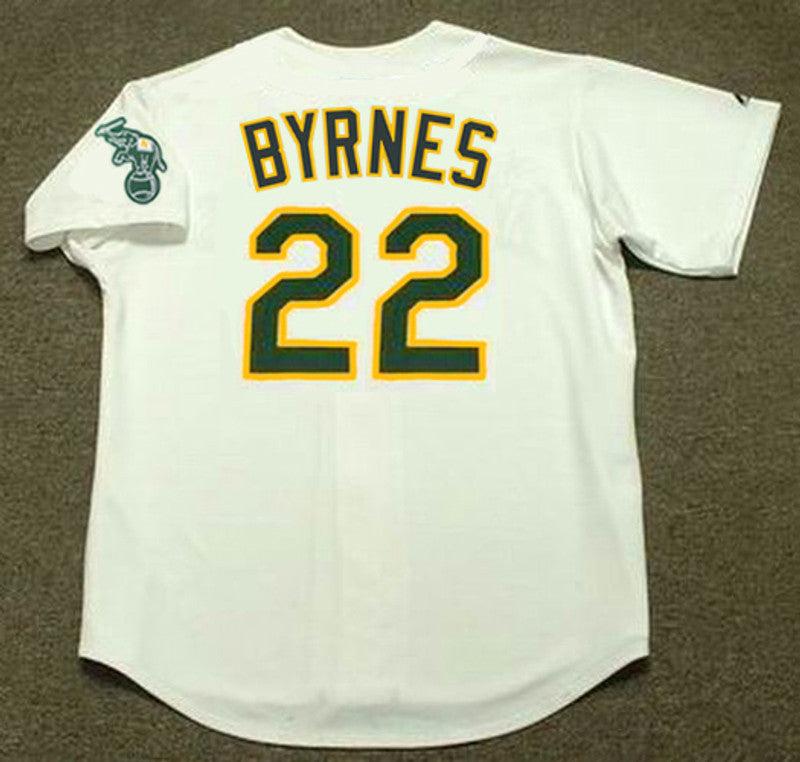 Eric Byrnes Oakland Athletics 2002 Baseball jersey retro stitched fan gear RTJ01015