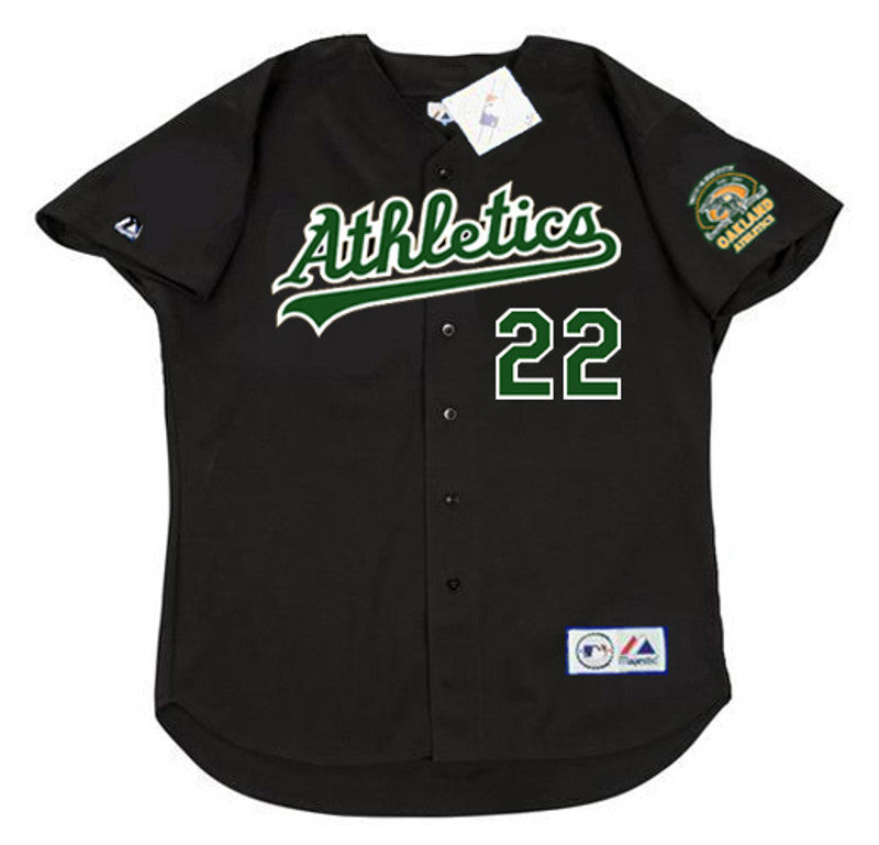 Eric Byrnes Oakland Athletics 2000 Baseball jersey retro stitched fan gear RTJ01016