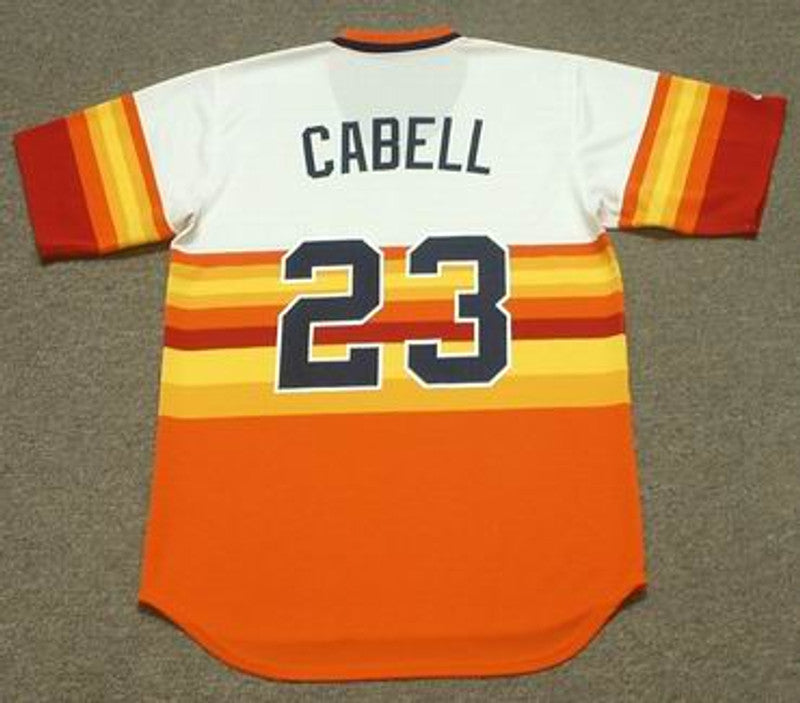 Enos Cabell Houston Astros 1980 Baseball jersey retro stitched fan gear RTJ01019
