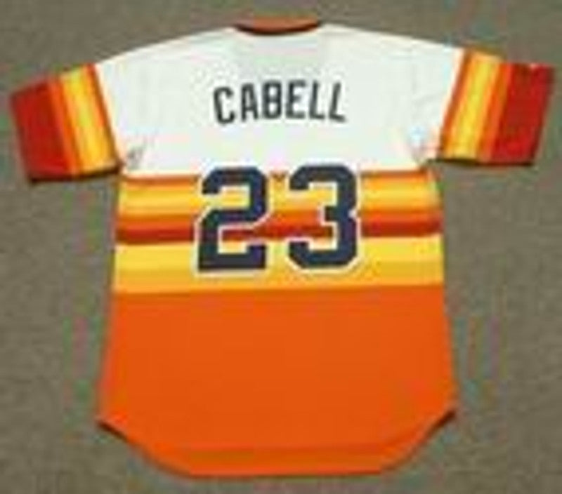 Enos Cabell Houston Astros 1980 Baseball jersey retro stitched fan gear RTJ01019