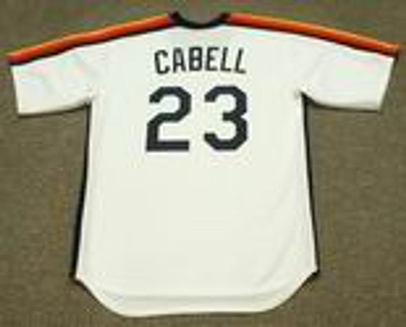 Enos Cabell Houston Astros 1984 Baseball jersey retro stitched fan gear RTJ01018