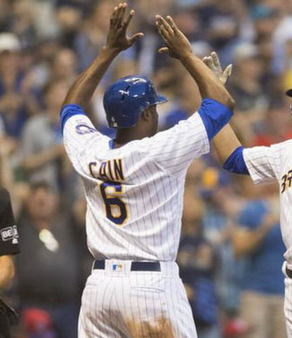 Lorenzo Cain Milwaukee Brewers Baseball jersey retro stitched fan gear RTJ00110